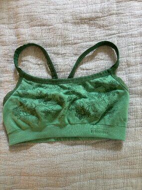 Mint green Patagonia sports bra